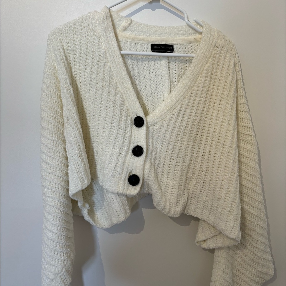 Urban Outfitters Cream Knit Cardigan